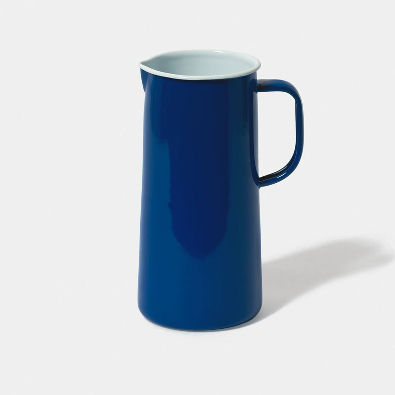 Enamel Jug, 3 Pint, Mineral Blue-0