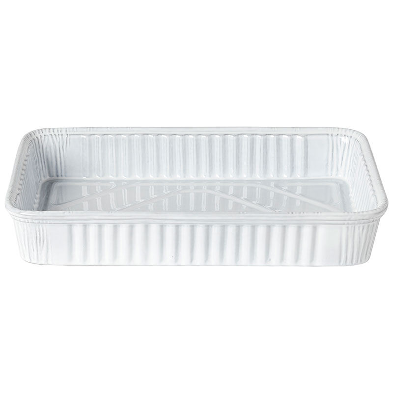 Festa Rectangular Baker, L34 x W23cm, White-0