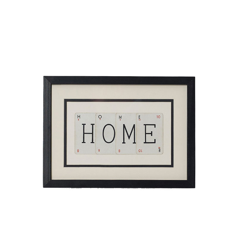 HOME (WITH HEART) 'Home' Word Frame-0