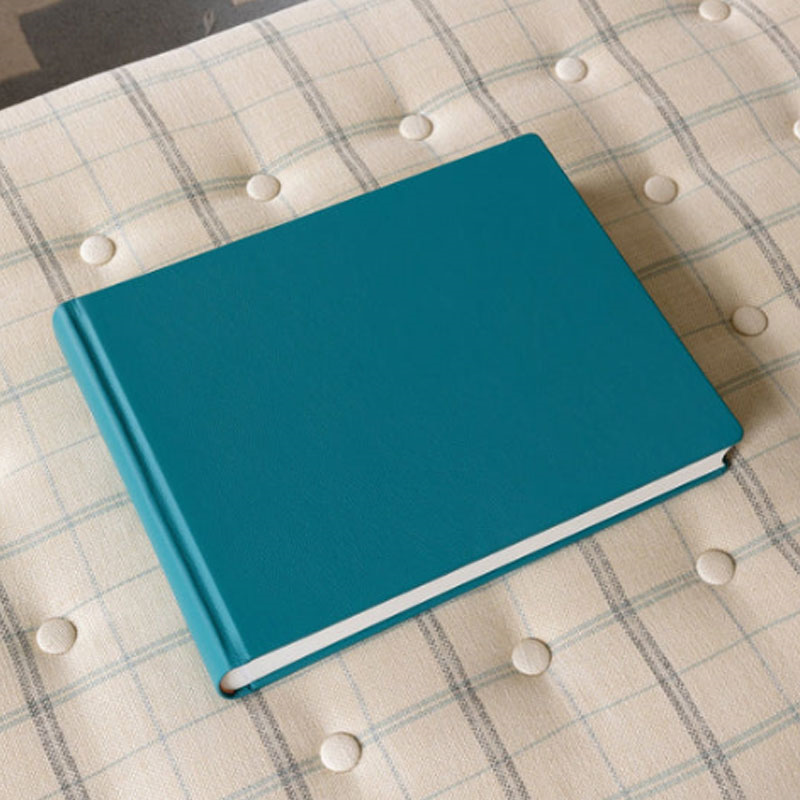 Luxury Leather Landscape Photo Album, 30.5 x 39cm, Teal-0