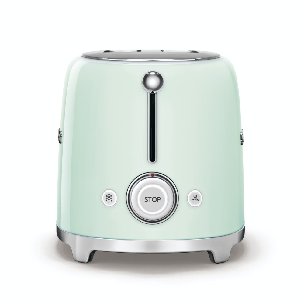 50's Retro 2 Slot Toaster, Pastel Green-2