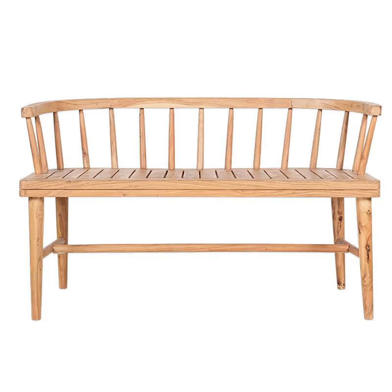 Tipu Acacia Wood Bench, Natural-3