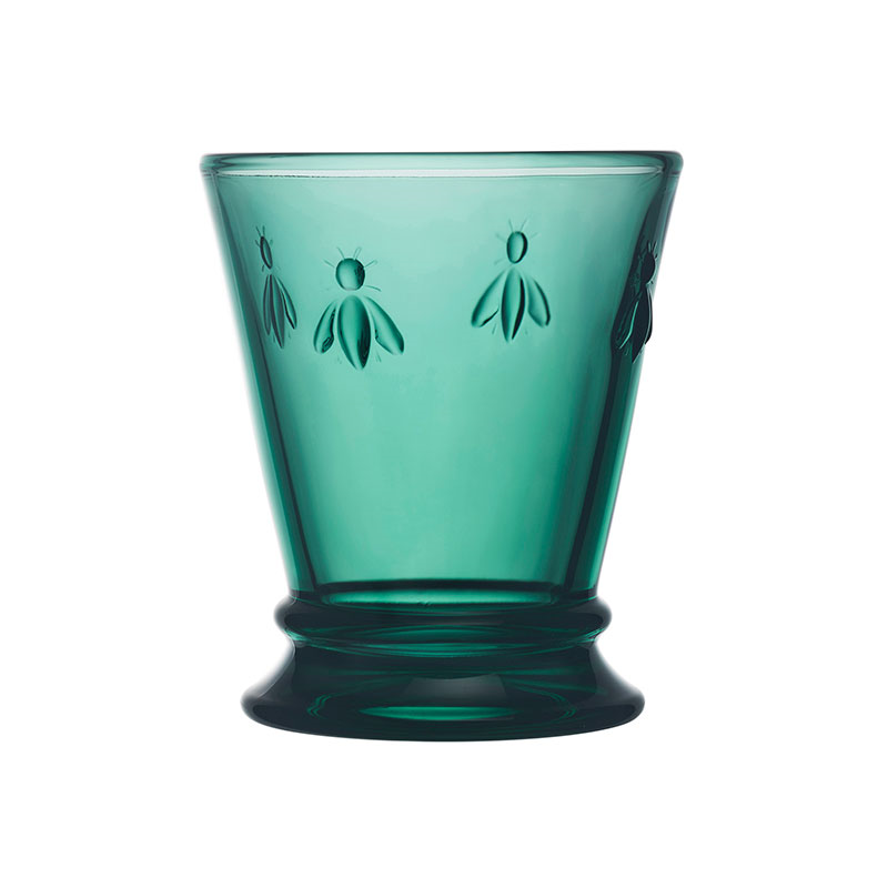 Bee Set of 6 Tumblers, 260ml, Emerald Green-0