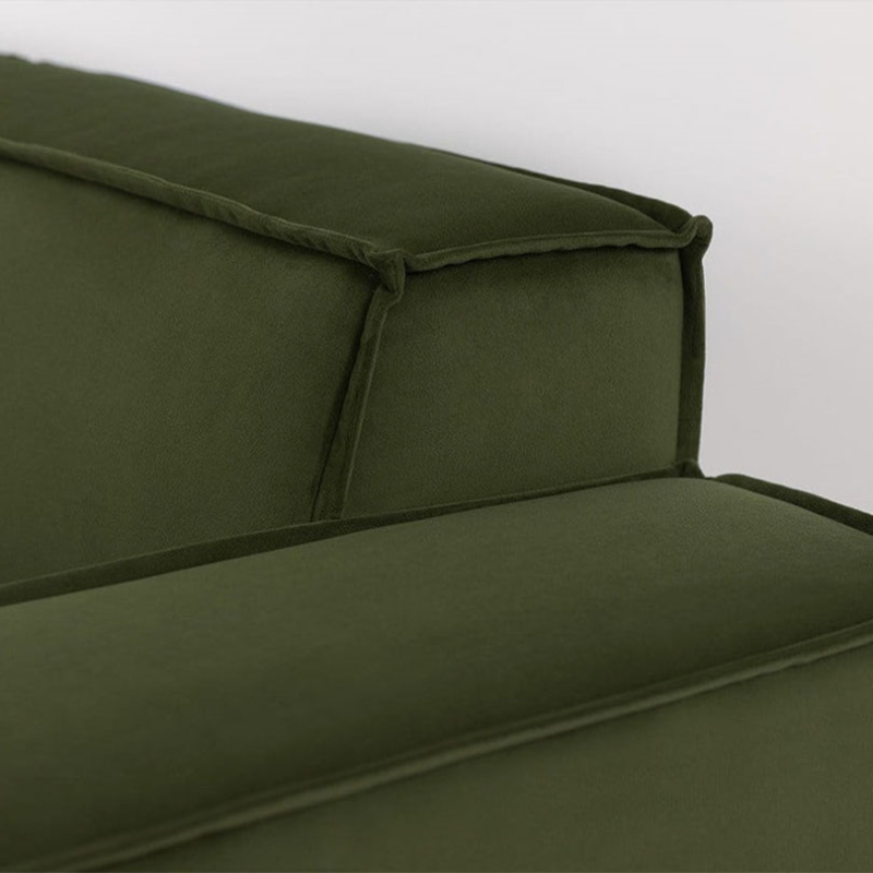 Model 03 2 Seater Velvet Sofa, Vine-4