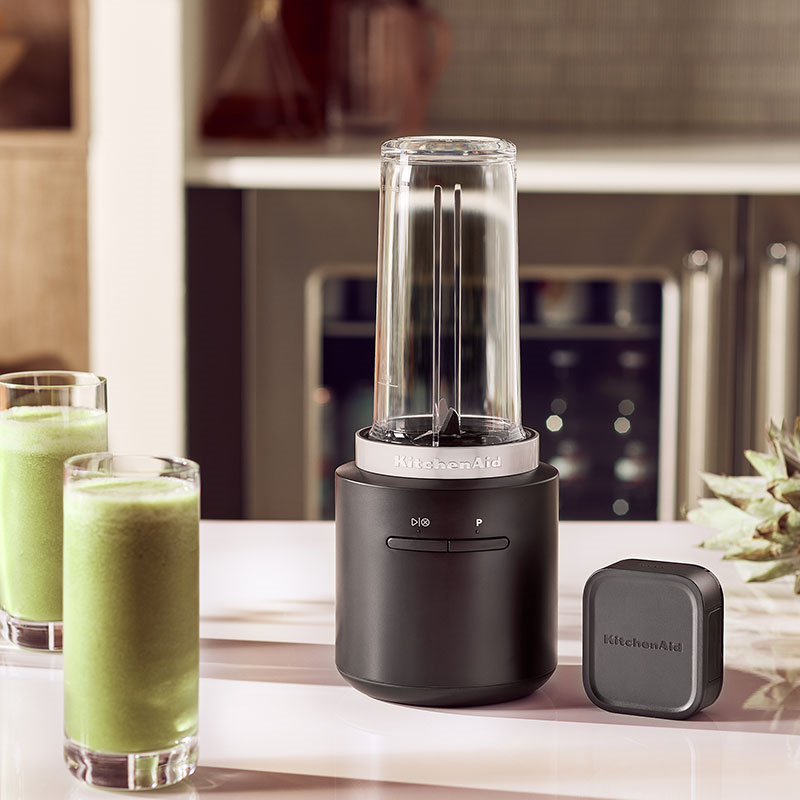 Cordless Portable Blender Battery Included, Matt Black-0