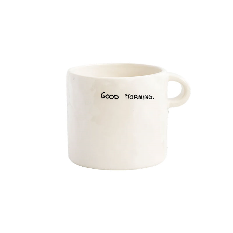 Good Morning Mug, 500ml, Black-1