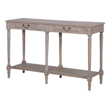 Hall Table, Grey Wash, 77 x 120 x 40cm-0