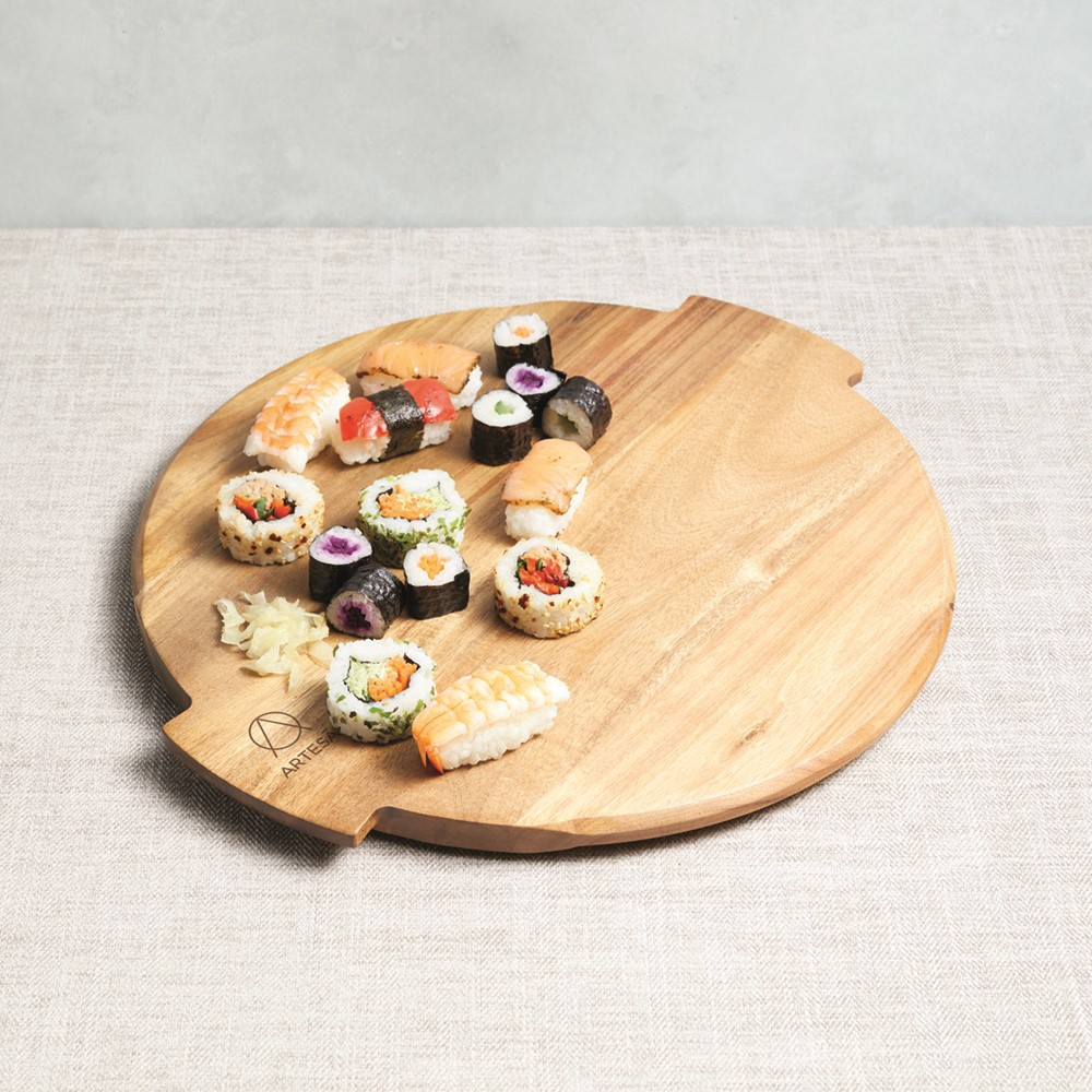 Lazy susan, 39 x 35cm, Acacia Wood-1