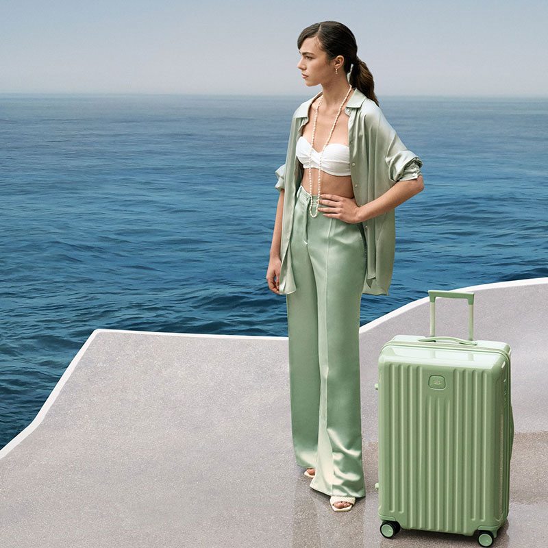 Positano Suitcase, H78 x W31 x L53cm, Sage Green-5