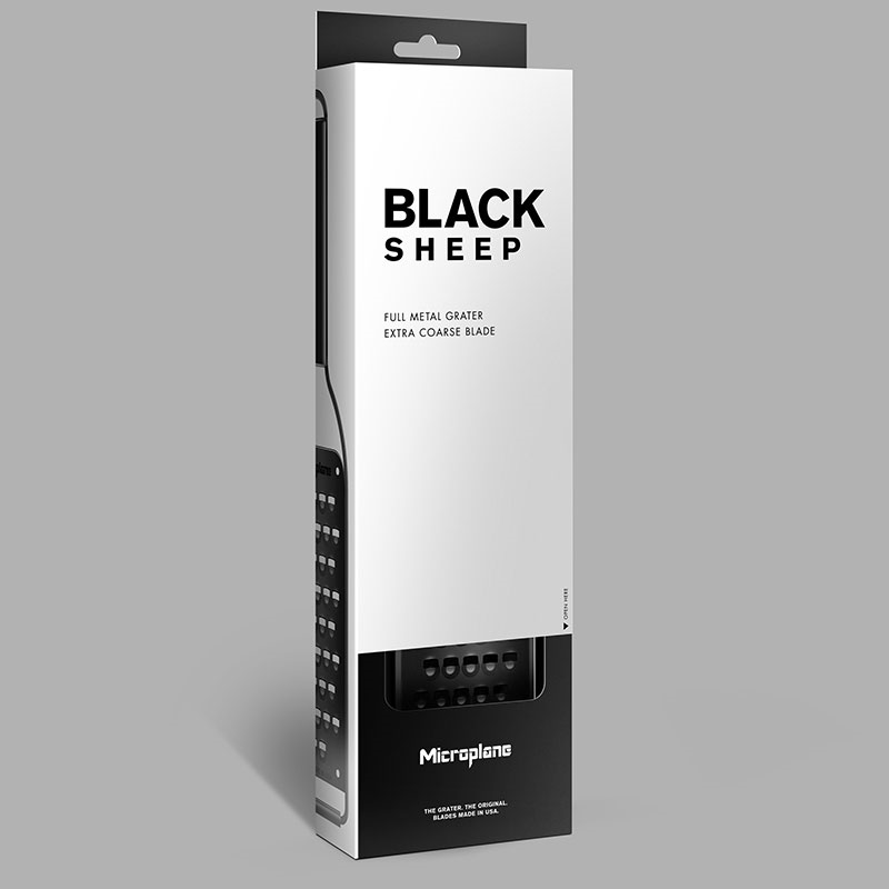 Black Sheep Extra Coarse Grater, Black-5