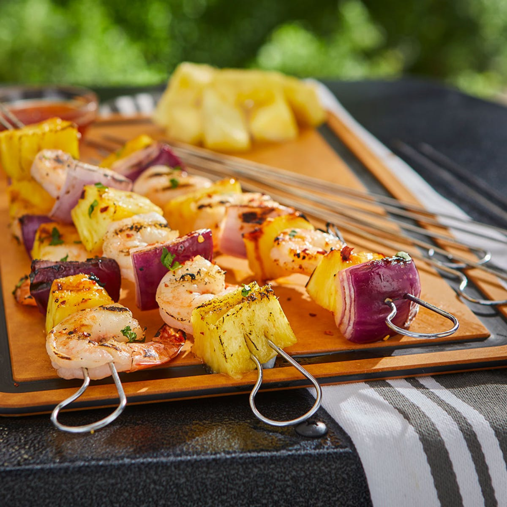 Grilling Skewers Set, Silver-0