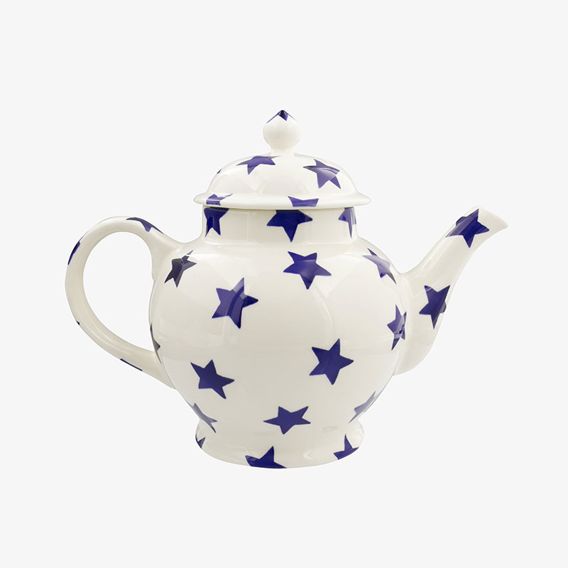 Blue Star Teapot, 1.6l, Cream-2