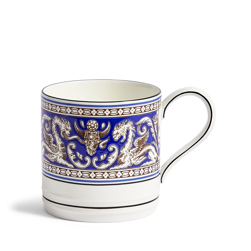 Florentine Mug, 326ml, Marine-0