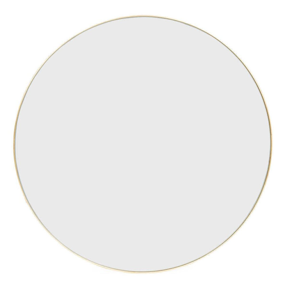 Fine Edge Edge Mirror, 60cm, Gold-0