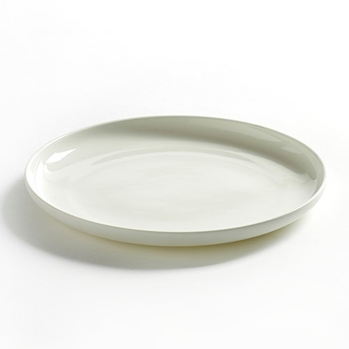 Base Set of 4 low plates, H2 x D20cm, White-0