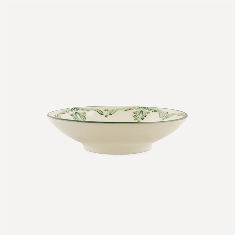 Eleanor Set of 6 Pasta Bowls, 22cm, Forest Green-5