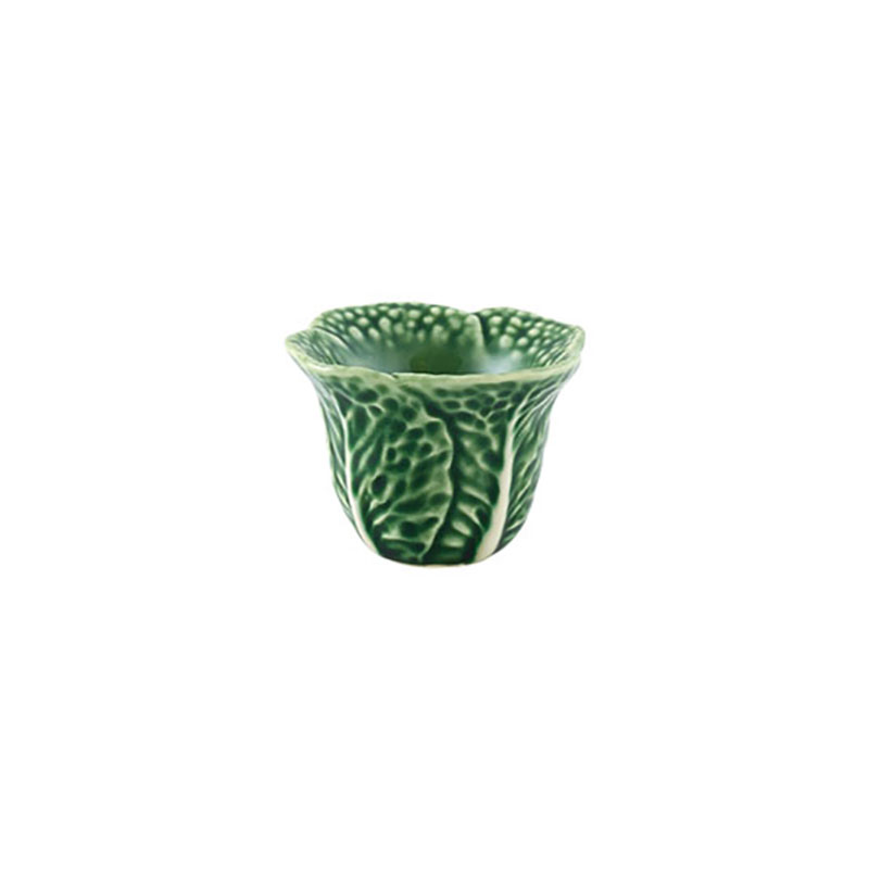 Cabbage Egg Cup, D7cm, Green-0