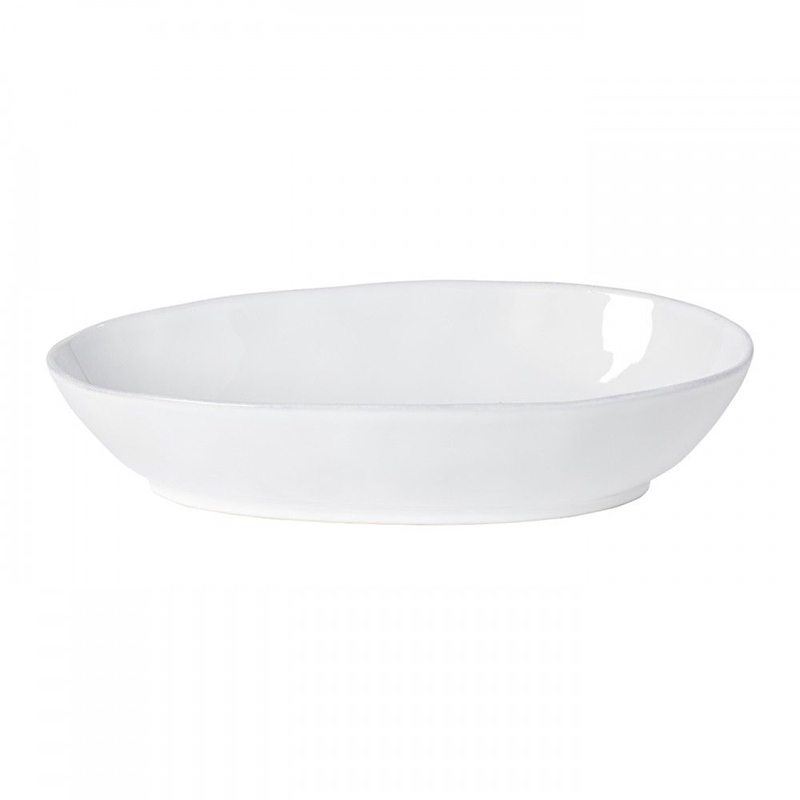 Livia Oval Baker, D32cm, Gloss White-0