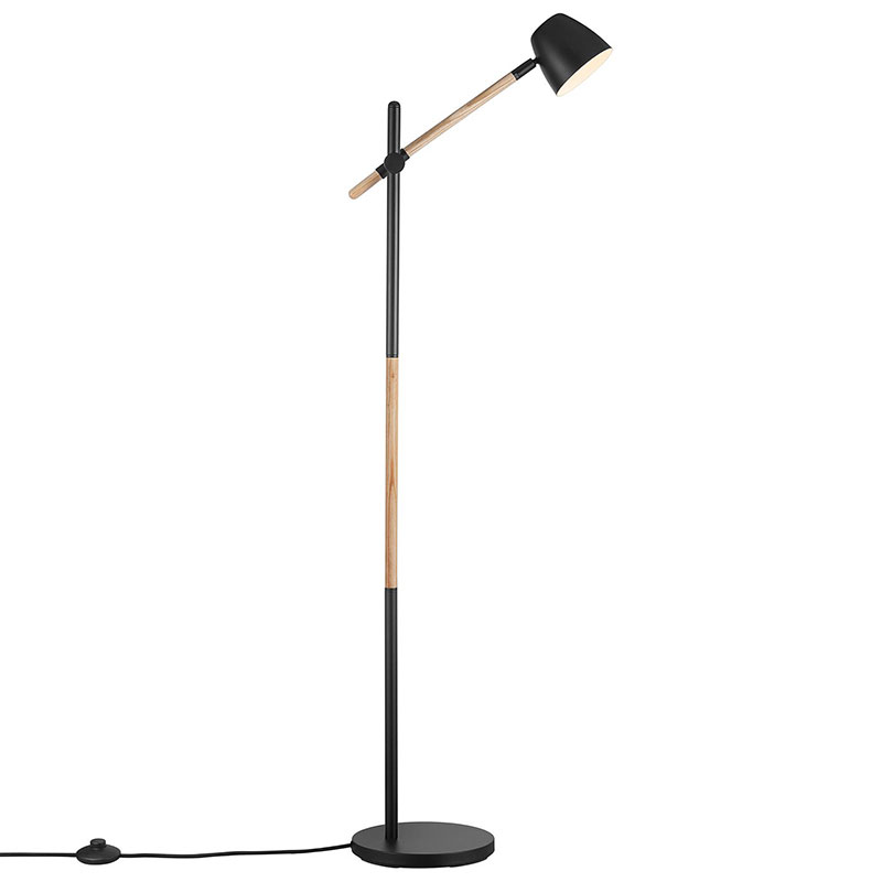 Theo Floor Lamp, H130.5cm, Black-2