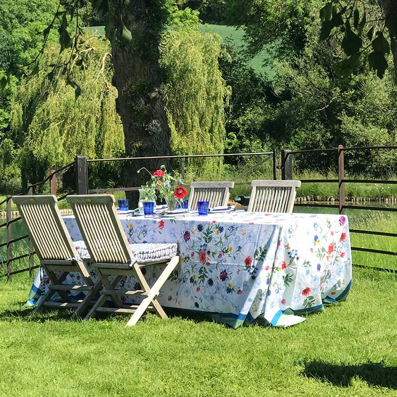 Meadow Cotton Tablecloth, 170 x 350cm-2