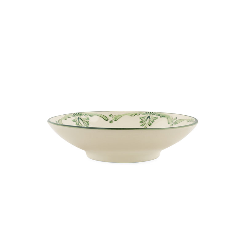 Eleanor Set of 6 Pasta Bowls, 22cm, Forest Green-1