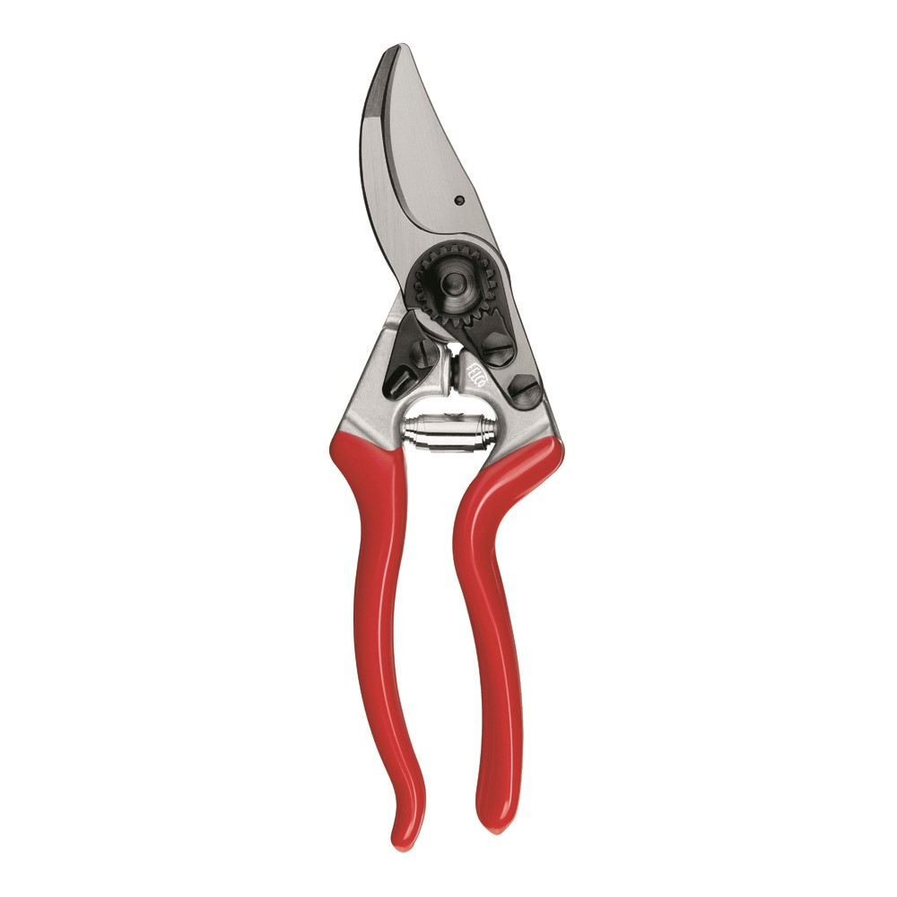 Model 8 Large Secateurs, 18.5cm, Red/Silver-0