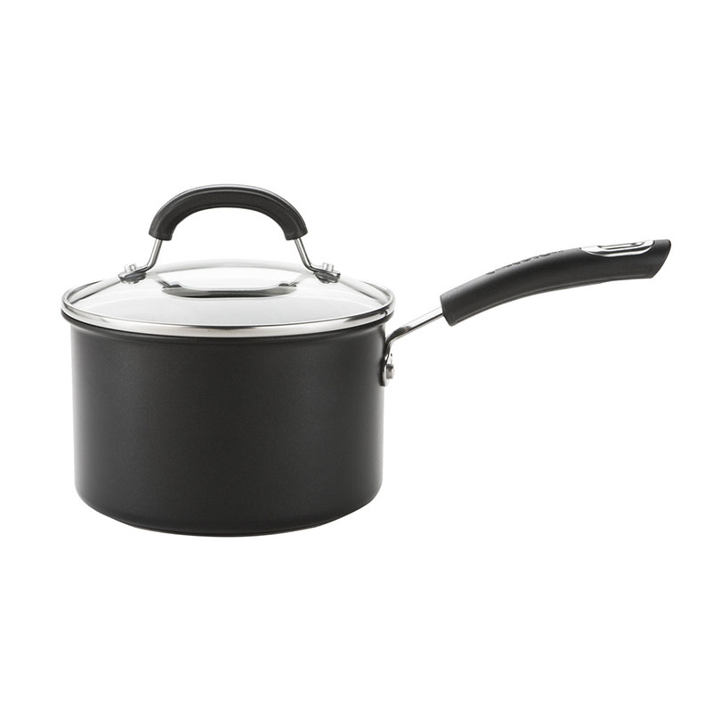 Total Anodised Non-Stick 3 Piece Pan Set, Black-3