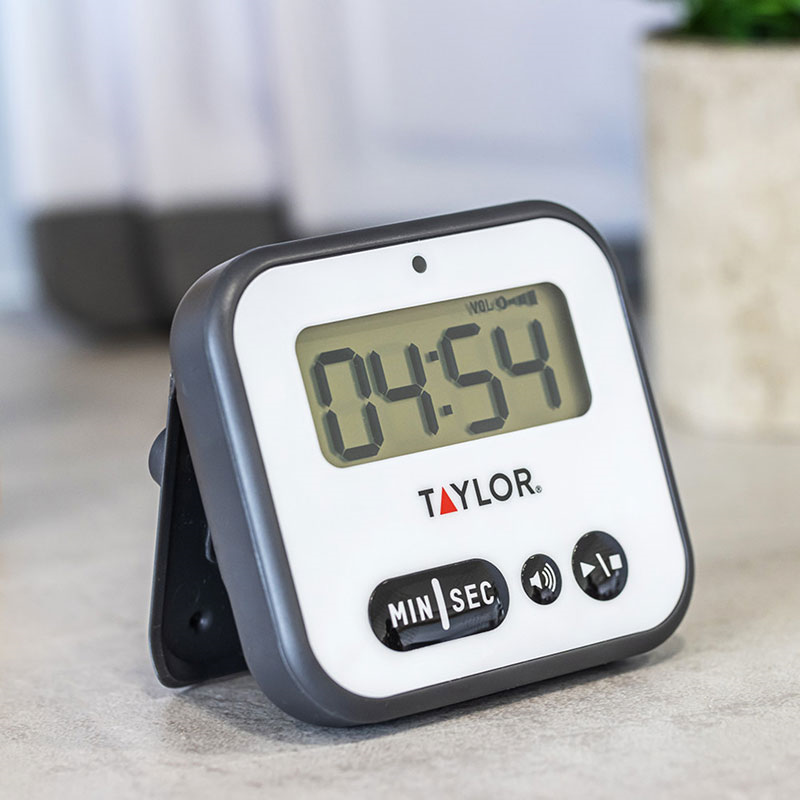 Super Loud Digital 100 Minute Timer with Light Alert, Black-5