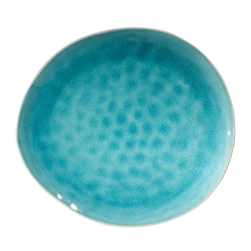 Vie Naturelle Large Plate, W27.5cm x D25cm, Turquoise-0