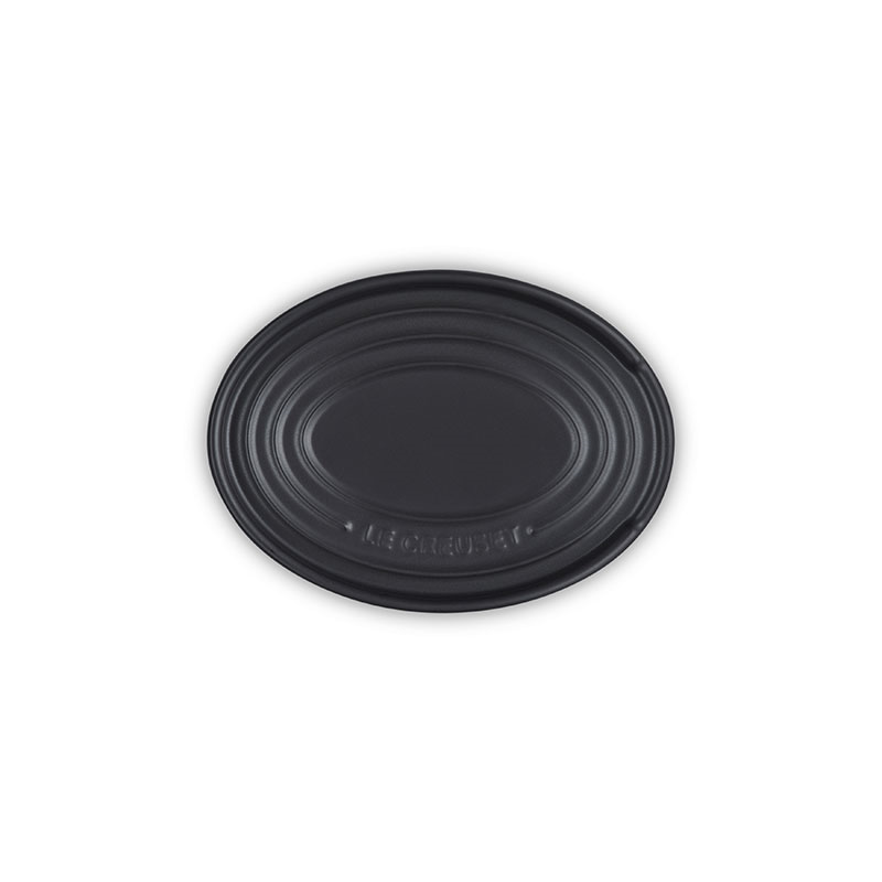 Oval Spoon Rest, Black-1