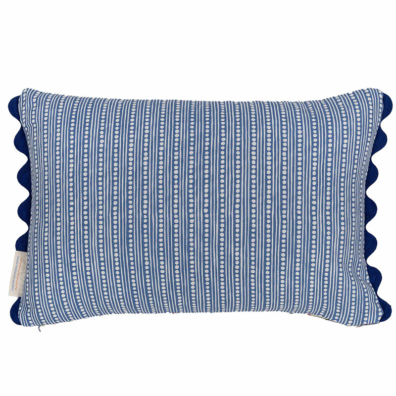 Ginny Cushion, 35 x 50cm, Blue-3