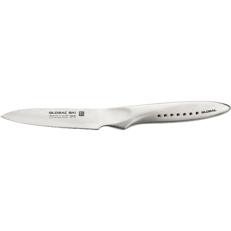 Sai Paring Knife, 9cm, Silver-0