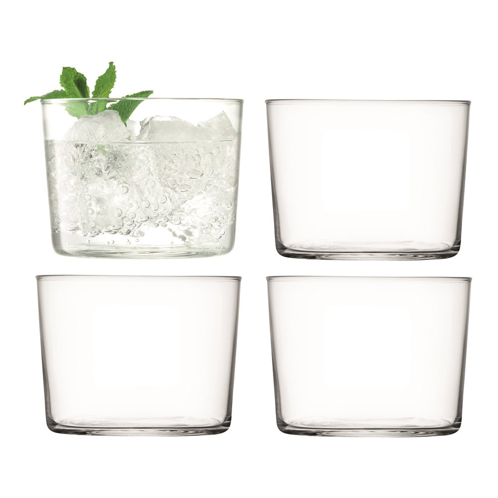 Gio Set of 4 tumblers, 220ml, clear-0