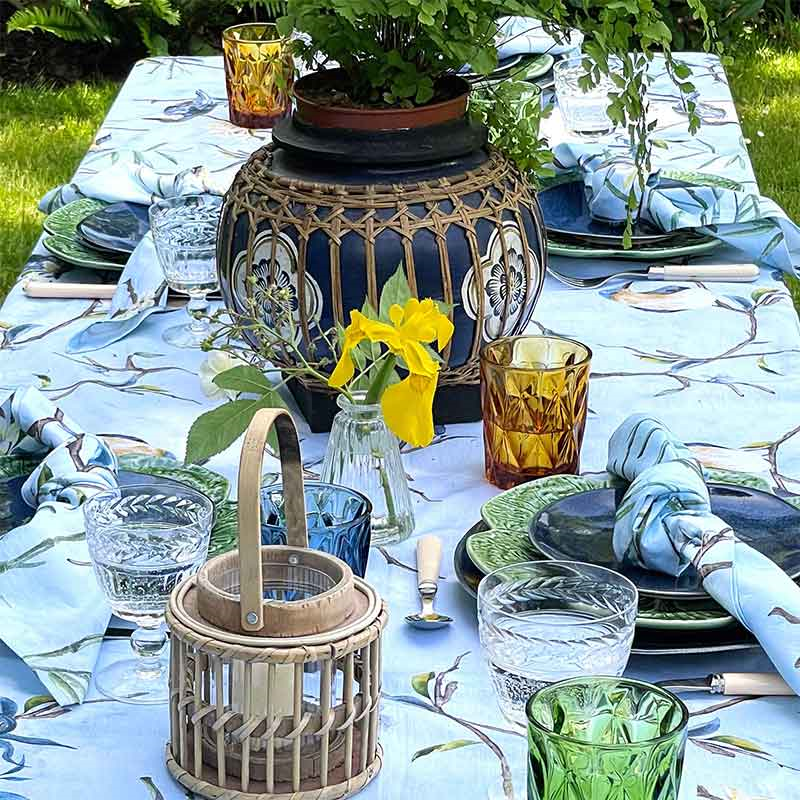 Portobello Cotton Tablecloth, 170 x 260cm-1