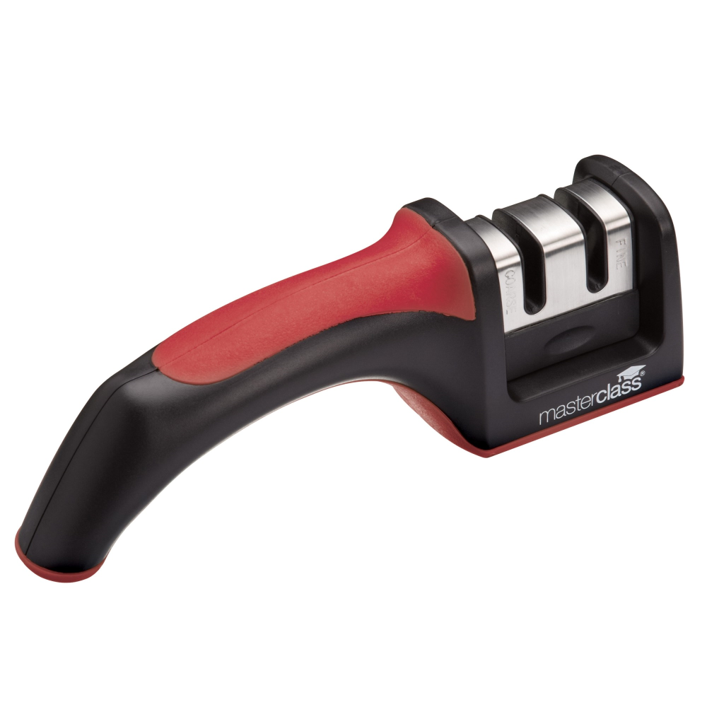 Kitchen knife sharpener with honer-0