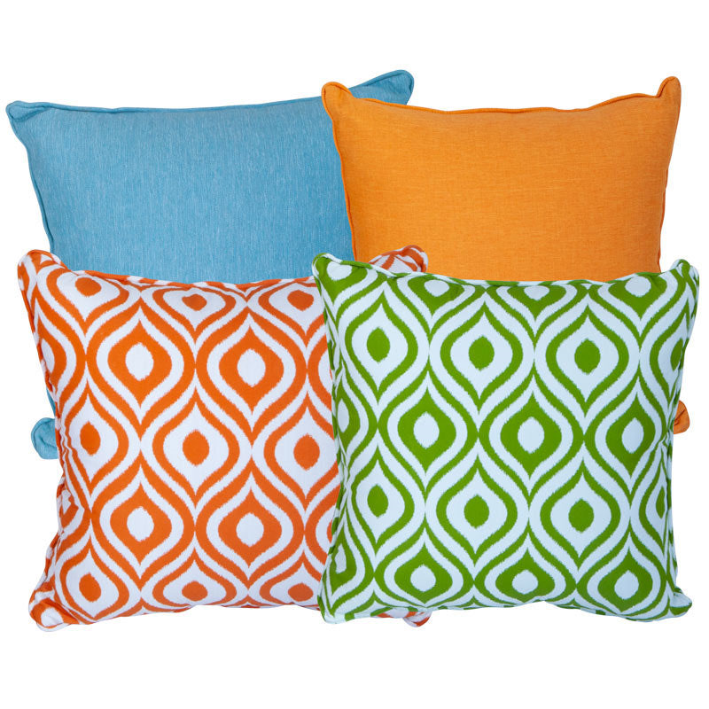 Scatter Cushion, 45 x 45cm, Green Pattern-4