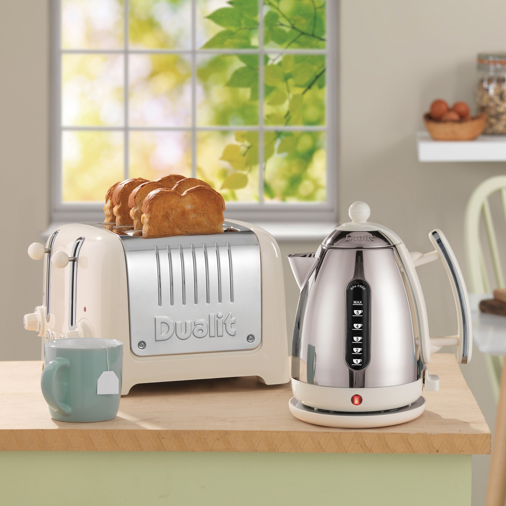 Lite 4 slot toaster, Canvas White-1