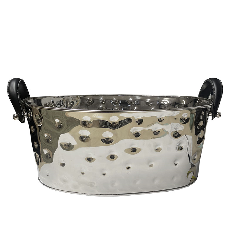 Polo Champagne Bath, L50 x W38 x H21.5cm, Silver-1