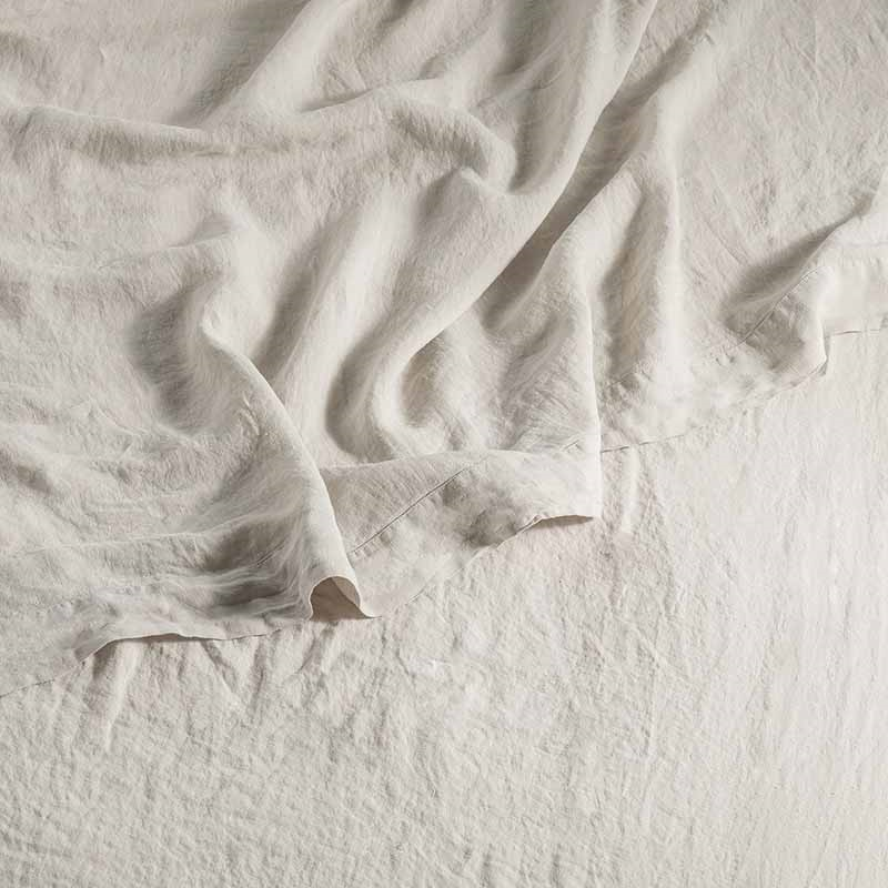 Linen Double Duvet Cover, Clay-3