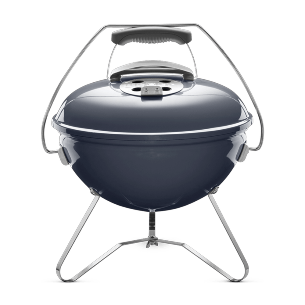 Smokey Joe Premium Portable Charcoal Carbecue, Slate Blue-0