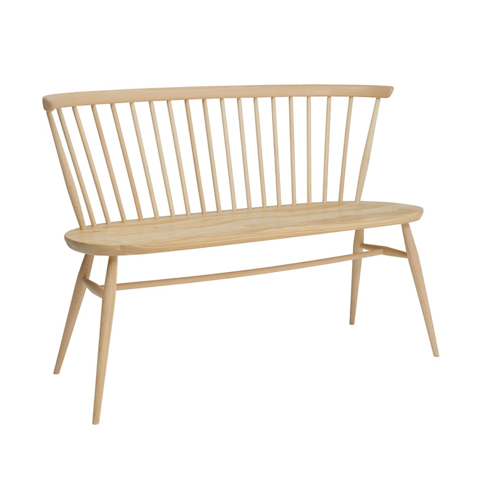 Originals Love Seat, L.Ercolani by Ercol, H82 x W117 x D53cm, Natural-0