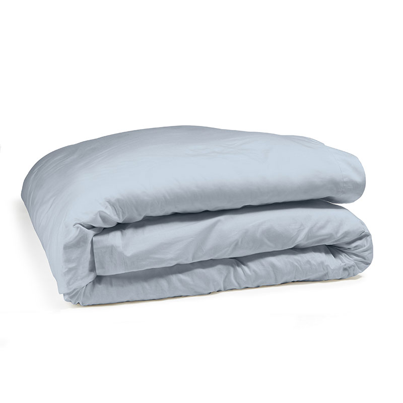 Edged Percale  Duvet Cover, Superking, Nordic Sky-1