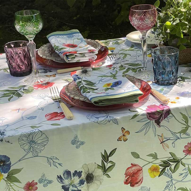 Meadow Cotton Tablecloth, 170 x 260cm-4