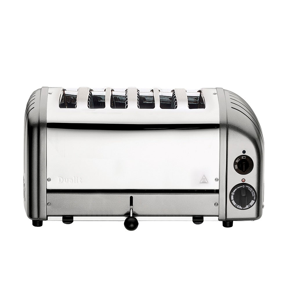 Classic Vario 6 slot toaster, Metallic Silver-1