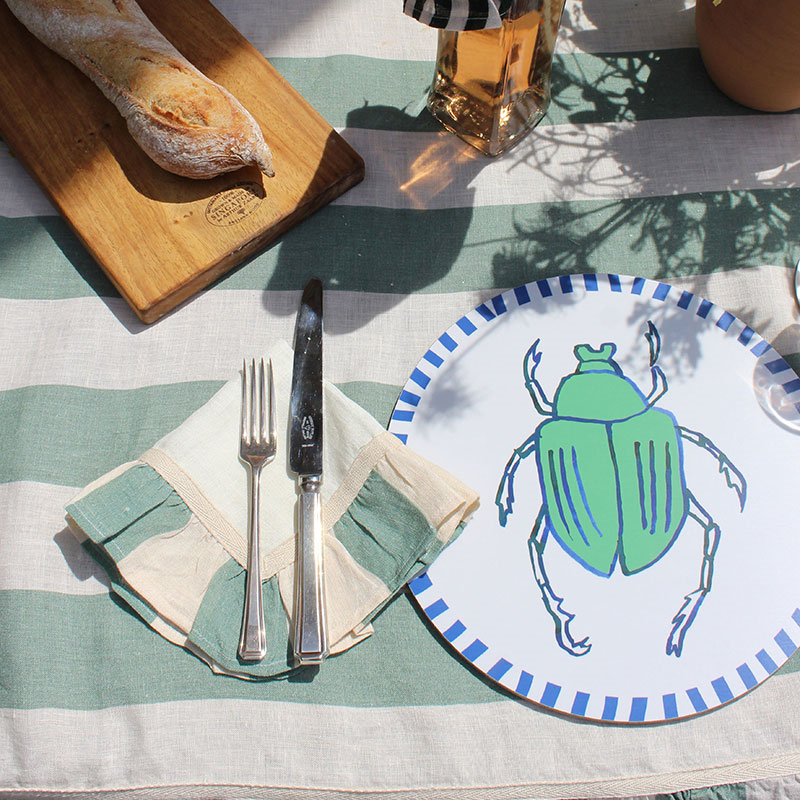 Beetle Placemat, D28cm, Multi-0