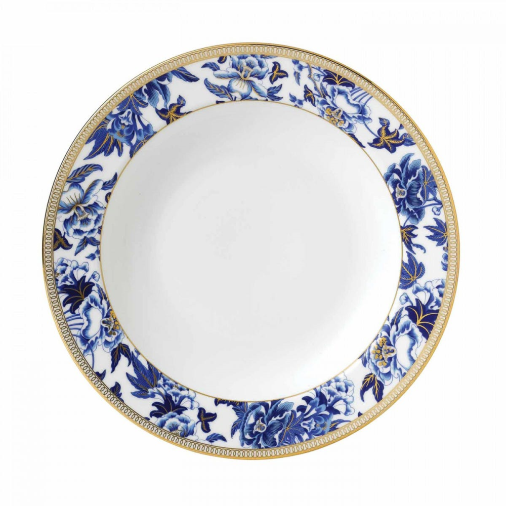 Hibiscus Soup plate, 23cm, Floral-0