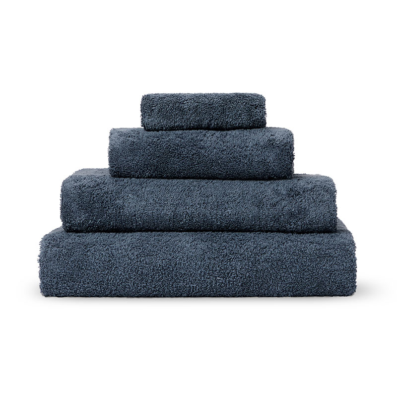 Plain Organic Cotton Towel Bundle, Large, Blueberry-0