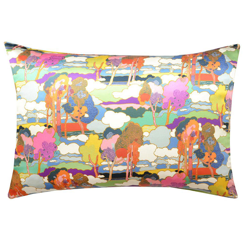 Prospect Road Pair of Silk Pillowcases, Single, Multi-0