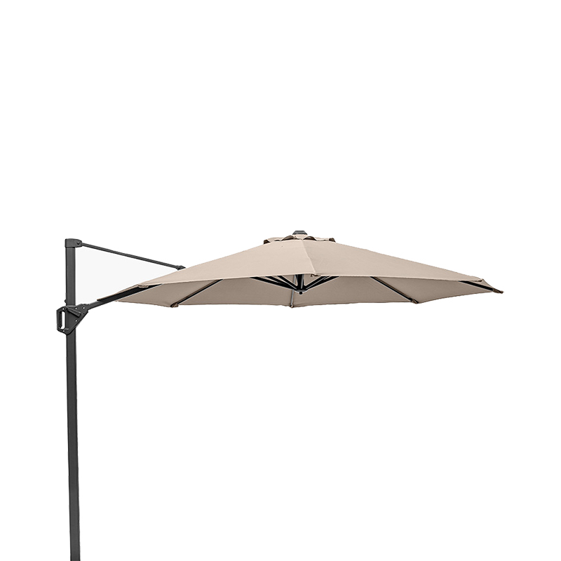 Voyager T1 Round Parasol, 3m, Taupe-4