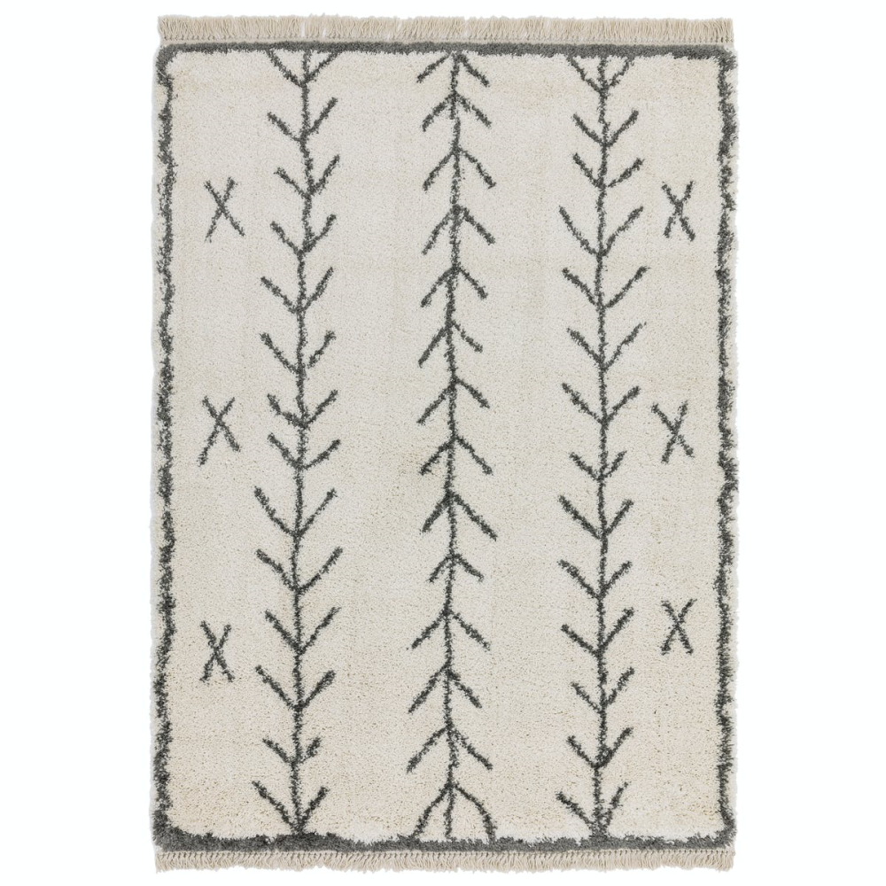 Moroc Arrow Rug, 1.6 x 2.3m, Cream, L160 x W230cm-0